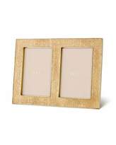 Thumbnail for your product : AERIN Classic Gold Linen Double Frame