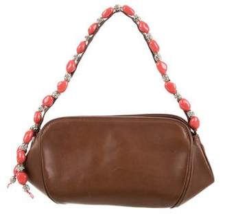 Giuseppe Zanotti Beaded & Jeweled Embellished Handle Bag