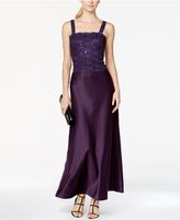 Thumbnail for your product : Alex Evenings Sequin-Lace Satin Gown and Jacket