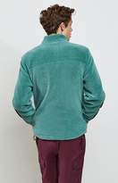 Thumbnail for your product : Pacsun PacSun Teal Cheetah Sherpa Zip-Up Jacket