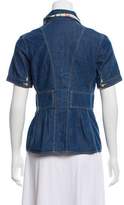 Thumbnail for your product : Alexandre Herchcovitch Short Sleeve Button-Up Top