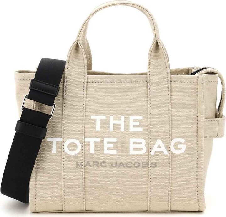 Marc Jacobs Logo Printed Zip-Up Small Tote Bag - ShopStyle