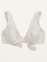 Thumbnail for your product : Old Navy Mesh Unlined Underwire Plunge Bra