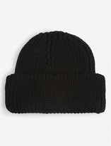 Thumbnail for your product : Off-White Ribbed wool beanie