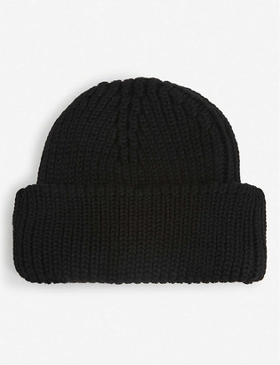 Off-White Ribbed wool beanie
