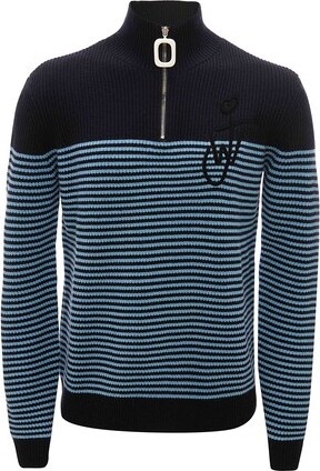 J.W.Anderson JWA Puller Striped Jumper - ShopStyle Turtleneck Sweaters