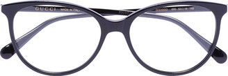 gucci women's black eyeglasses