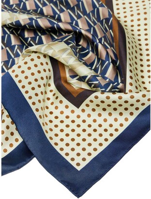 Weekend Max Mara Onesto Blue Foulard Scarf - ShopStyle Scarves & Wraps
