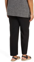 Thumbnail for your product : Eileen Fisher High Rise Straight Leg Crepe Pants