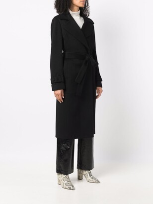 FEDERICA TOSI Belted Wool-Blend Double-Breasted Coat