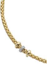 Thumbnail for your product : Fope 18ct Yellow Gold Solo 0.10ct Diamond Necklace