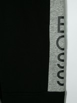 Thumbnail for your product : Boss Kidswear Paneled Colour Block Jogging Trousers