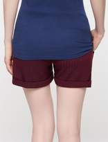 Thumbnail for your product : A Pea in the Pod Secret Fit Belly Jacquard Geo Maternity Shorts