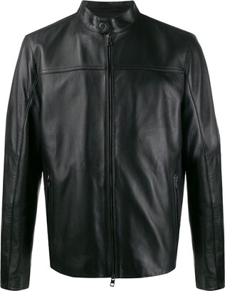 Michael Kors Men's Leather & Suede Jackets | ShopStyle