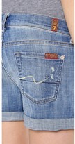 Thumbnail for your product : 7 For All Mankind Slouchy Distressed Shorts