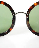 Thumbnail for your product : The Row Brown Circle Sunglasses