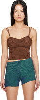 Thumbnail for your product : Isa Boulder Brown Mindmap Tank Top