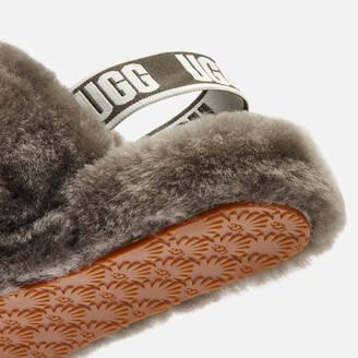 Ugg Fluff Yeah Slide Charcoal 2025