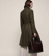 Thumbnail for your product : Reiss Halle Wool-Blend Double-Breasted Coat