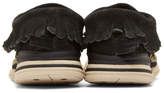 Thumbnail for your product : Visvim Black Maliseet Mesh Shaman-Folk Moccasin Sneakers