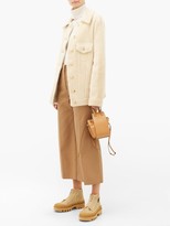 Thumbnail for your product : Proenza Schouler Zip-front Panelled Ankle Boots - Beige