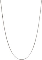 Thumbnail for your product : Italian Gold Round Box Chain 20" Necklace 14K Gold 3.2g