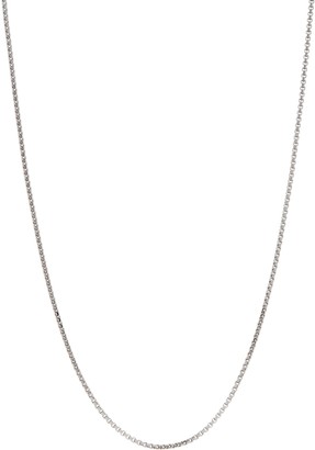 Italian Gold Round Box Chain 20" Necklace 14K Gold 3.2g