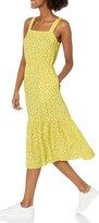Thumbnail for your product : Amazon Essentials Women's Fluid Twill Tiered Midi Summer Dress