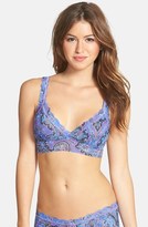 Thumbnail for your product : Hanky Panky 'Blue Paisley' Crossover Bralette