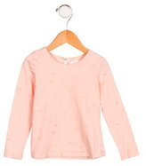 Thumbnail for your product : Chloé Girls' Metallic-Accented Long Sleeve Top