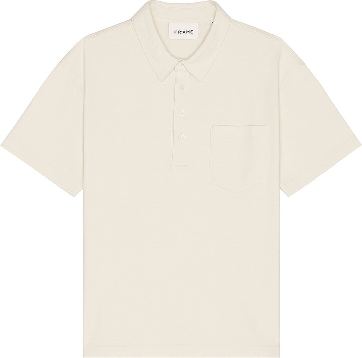 FRAME Duo Fold Polo in Cream