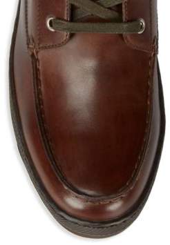 Canali Leather Ankle Boots