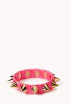 Thumbnail for your product : Forever 21 Ribbon-Wrapped Spike Bangle