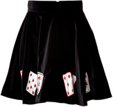Thumbnail for your product : Olympia Le-Tan Embroidered Velvet Zancig Skirt Gr. 36
