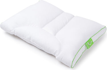 White Noise Dual Medium Polyfill Standard Cooling Bed Pillow
