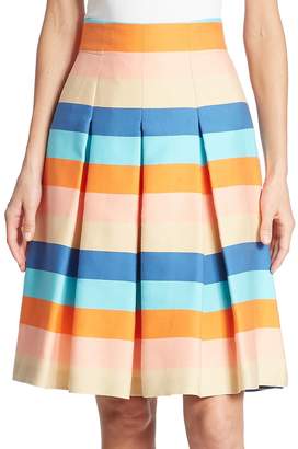 Akris Women's Striped Cotton Blend Skirt