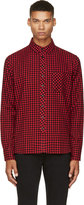Thumbnail for your product : Rag and Bone 3856 Rag & Bone Red & Black Check Flannel Shirt