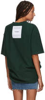 Thumbnail for your product : Vetements Green Oversized Inside-Out T-Shirt