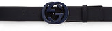 Thumbnail for your product : Gucci Interlocking G Buckle Leather Belt