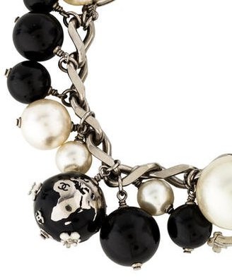 Chanel Faux Pearl Bead Bracelet
