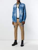 Thumbnail for your product : DSQUARED2 distressed denim shirt