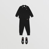 Thumbnail for your product : Burberry Childrens Long-sleeve Thomas Bear Motif Wool Blend Polo Shirt