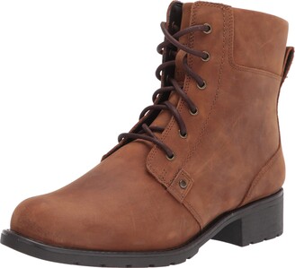 clarks womens boots brown