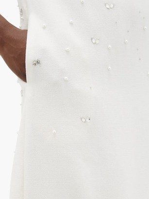 Goat Alexa Crystal-embellished Wool Dress - White