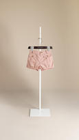 Thumbnail for your product : Burberry Box-Pleat Pocket Cotton Shorts