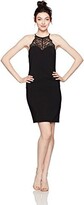 Thumbnail for your product : Jump Women's Crepe Slim Midi Dress with Metallic Lace Trim