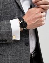 Thumbnail for your product : ASOS Watch And Cufflink Set In Black And Gold