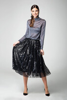 Thumbnail for your product : Rumour London Fairy Midi Sequined Skirt In Black