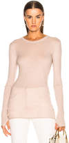 Thumbnail for your product : Enza Costa Cuffed Crew Neck Top