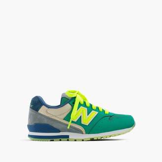 J.Crew Kids' New Balance® for crewcuts glow-in-the-dark 996 lace-up sneakers